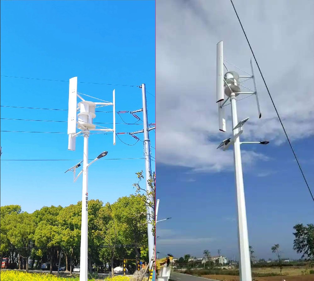 微風(fēng)發(fā)電桿